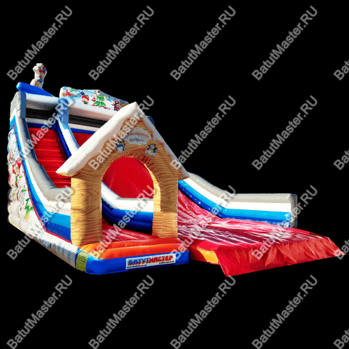 Батут "Зимняя горка" 10m*6m*7m