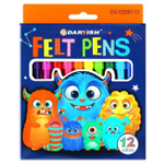 Фломастеры 12 цв на водной основе