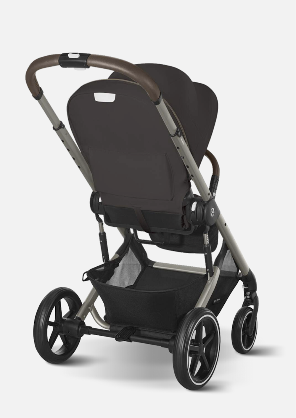 Cybex Детская коляска Balios S Lux BLK 2 в 1 цвет Chocolate Brown