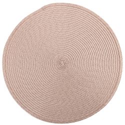 НАБОР ПОДСТАНОВОЧНЫХ САЛФЕТОК "NATIVE" BEIGE ИЗ 4 ШТ., ДИАМЕТР=38 СМ