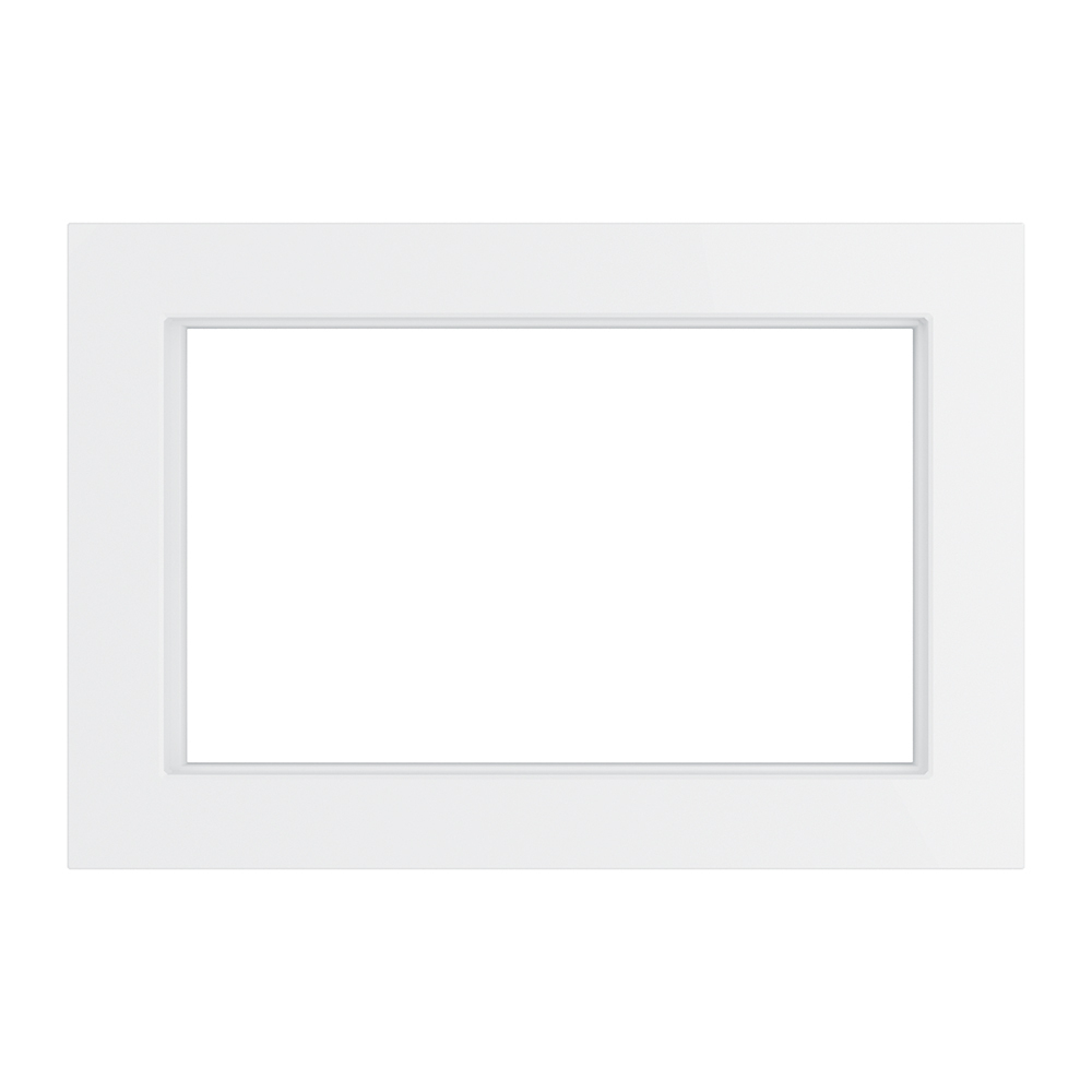 Рамка 2-местная (без перемычки), стекло, STEKKER, GFR00-7012-01, серия Катрин, белый 39566