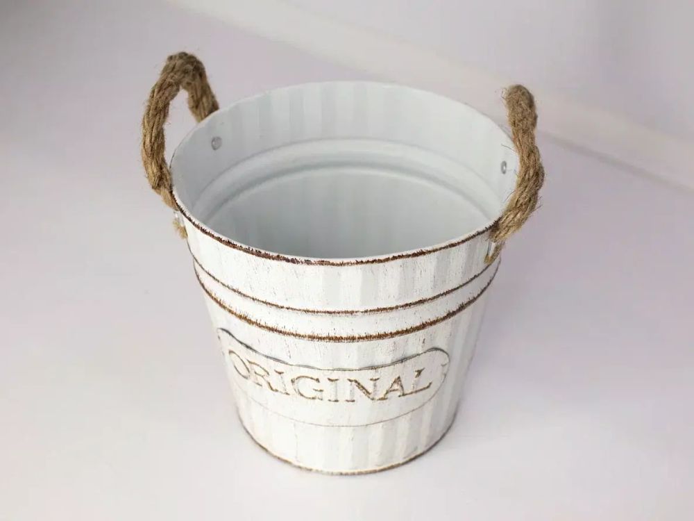 Кашпо "Ведерко оригинальное" МИКС, 16х16х15см 4528640