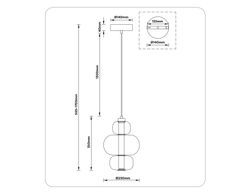 Ambrella Подвесной светодиодный светильник Modern LH11057