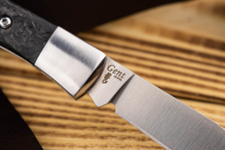 Нож складной Kizlyar Supreme Gent D2 S (Сатин, Карбон)