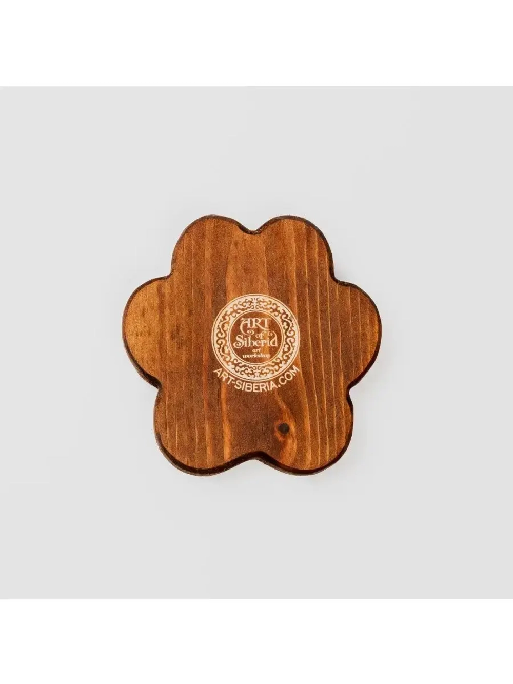 Деревянная менажница "Лапа" из кедра