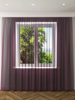 Тюль вуаль для гостиной спальни детской