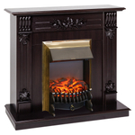 Каминокомплект Real Flame Ottawa DN с очагом Fobos Lux Brass