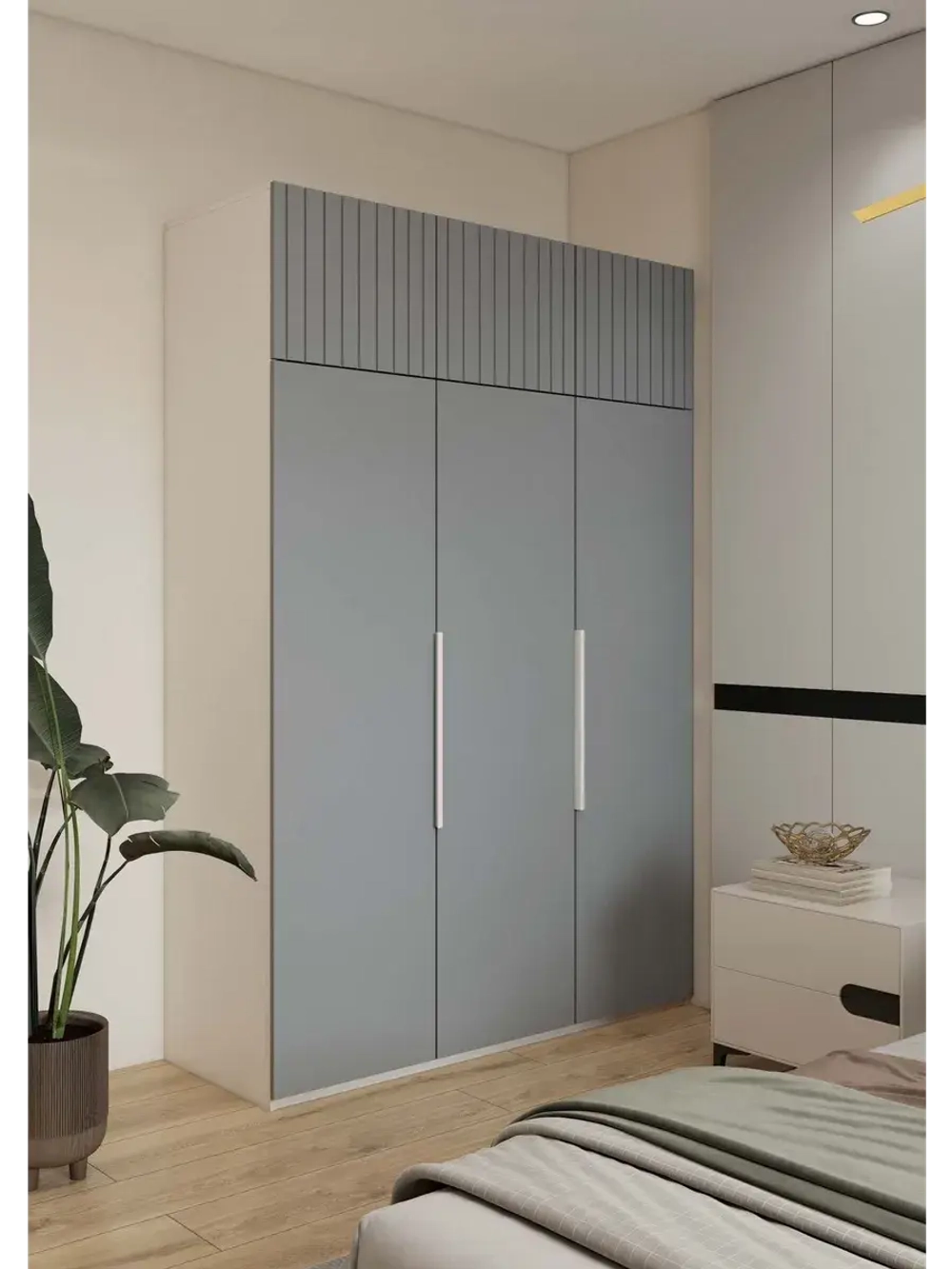 Шкаф для одежды распашной с полками 150х57х220 см Урбан