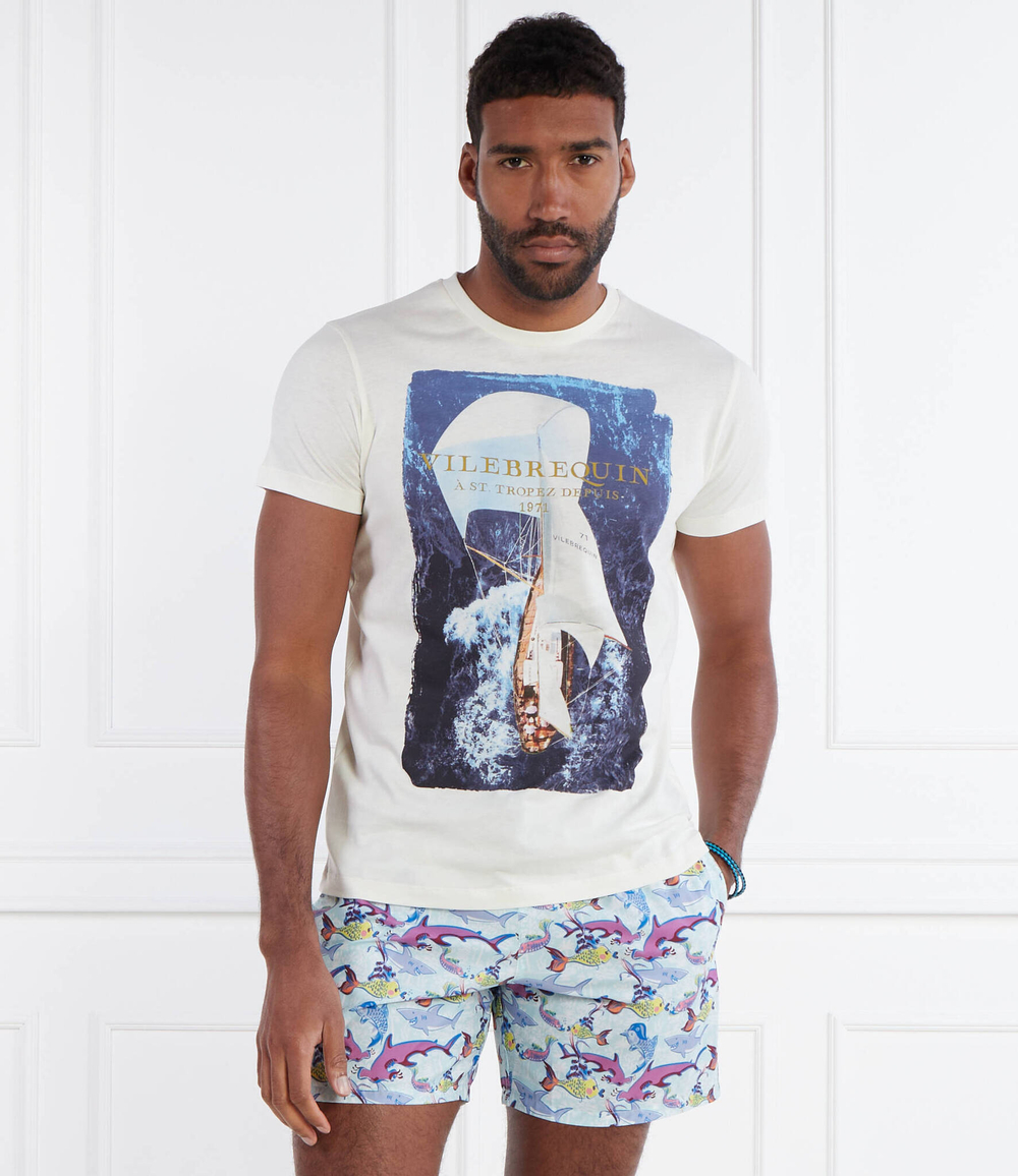 Футболка Vilebrequin - экрю(PTSAP380)