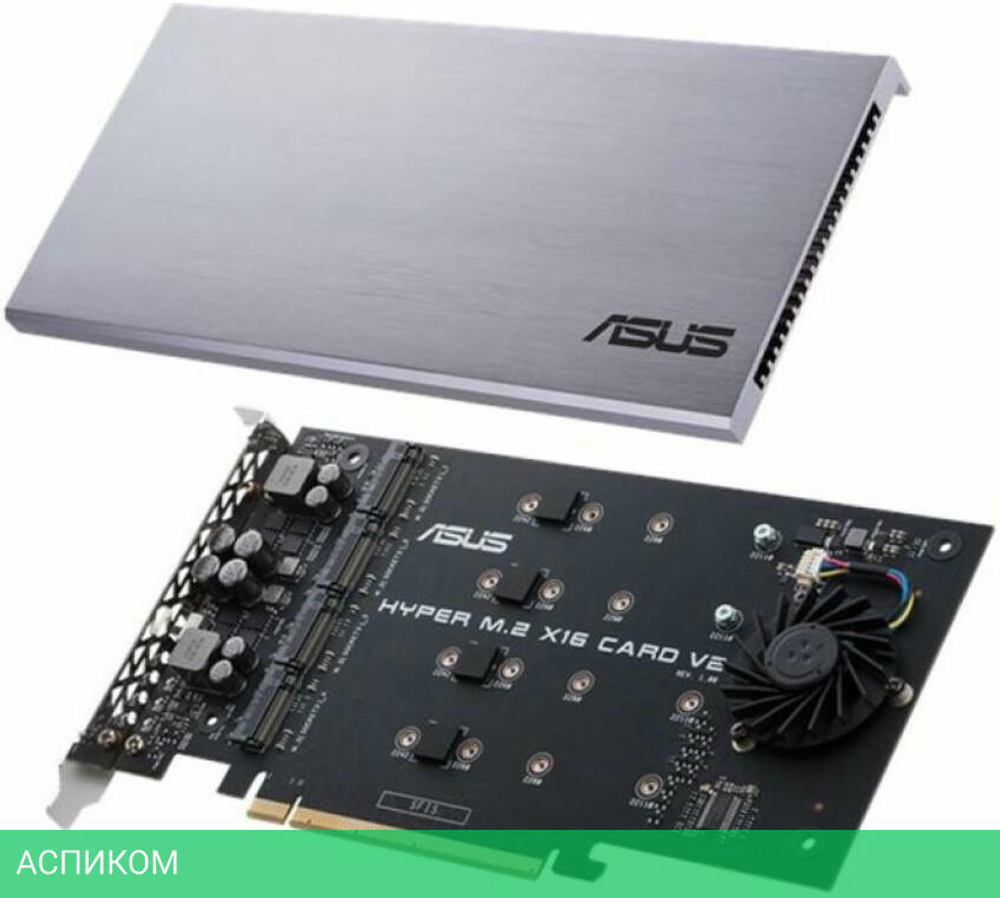 Плата расширения Asus HYPER M.2 X16 CARD V2