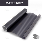 Пленка для окон декоративная MATTE GREY LUXFIL, рулон (размер 1,524x30м.)