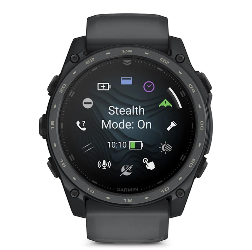 Тактические часы Garmin Tactix 8 – 51 mm, AMOLED, Cerakote Coating Includes Applied Ballistics Ultralight Solver and Slate Gray Cerakote Coating