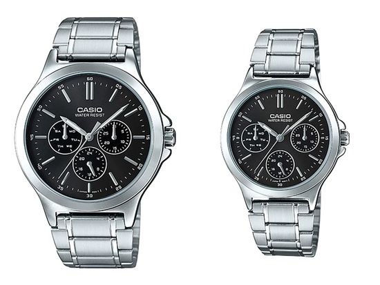 Парные часы Casio Standard: MTP-V300D-1A и LTP-V300D-1A
