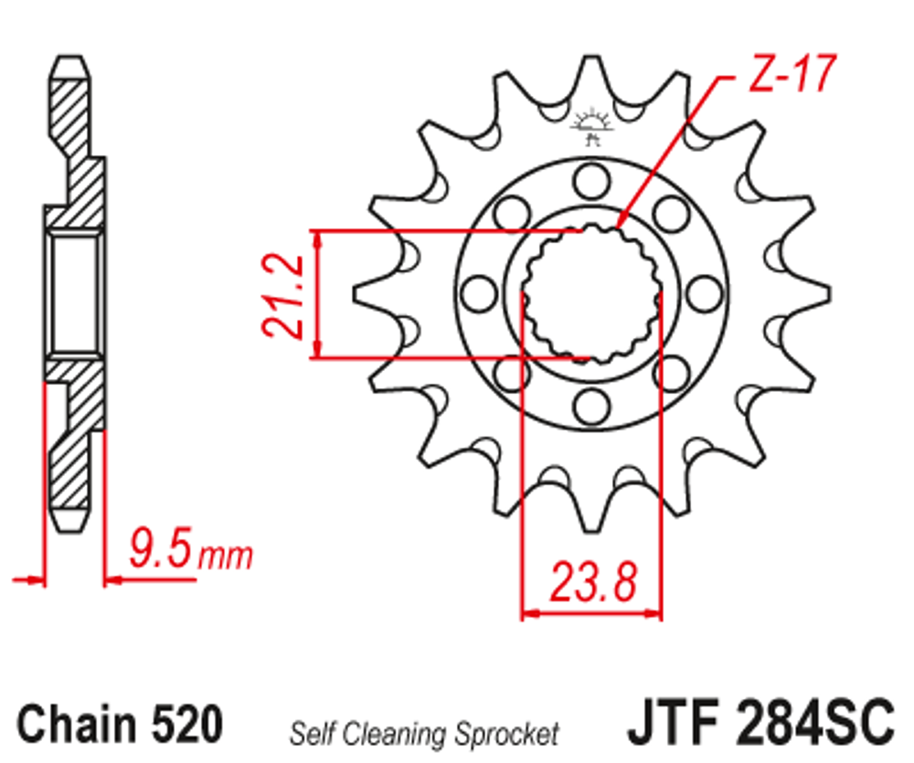 Звезда JTF284.13SC