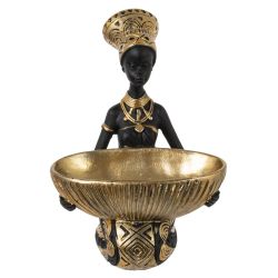 GAEM Фигурка декоративная "Африканка", L13 W11 H18,5 см