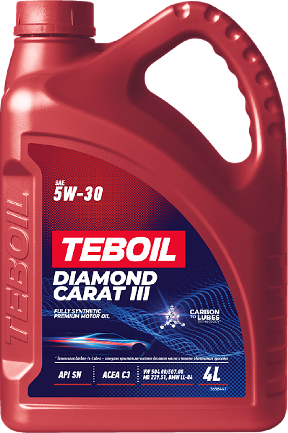 Моторное масло Teboil Diamond Carat III 5W-30, синтетическое, 4 л