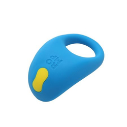 Эрекционное кольцо Romp Juke с вибрацией, перезаряжаемое, синее