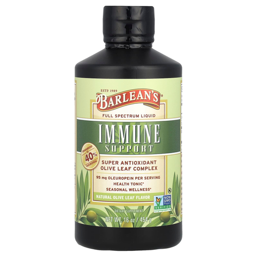 Barlean's, Комплекс из оливковых листьев, натуральный ароматизатор оливковых листьев, 454 г (16 унций)