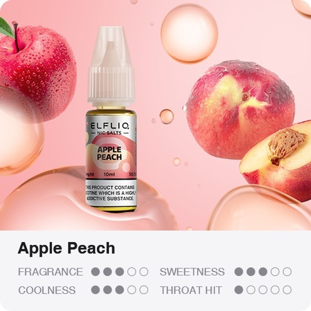 ELFLIQ - Apple Peach (5% nic, 30ml)