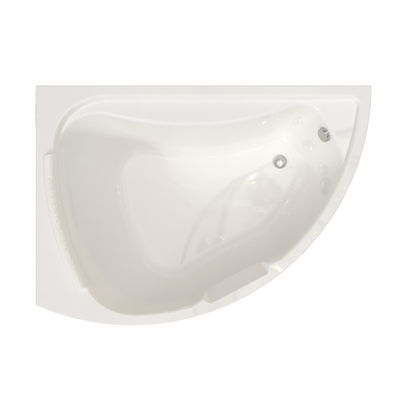 Акриловая ванна Альбена 168*120 лев, рама-подставка, подголовник