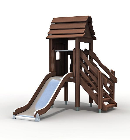 Хижина с горкой