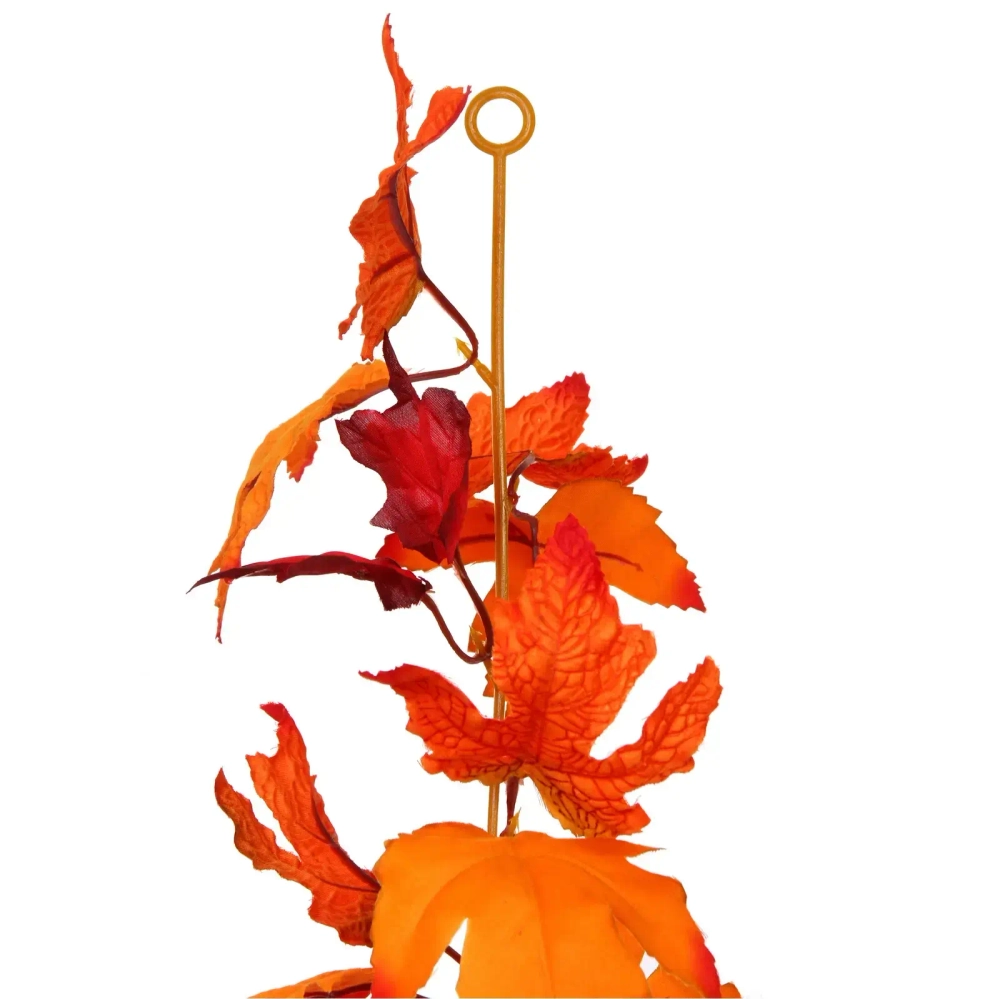 Лиана искусственная «Green garden» 170см клен с тыквочками, цвет оранжевый