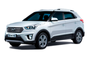 Hyundai Creta 2016-2020 с рейлингами