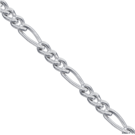 Цепь “Фигаро 3+1 с алмазной гранью”