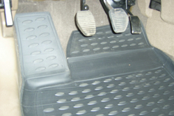 Коврики Standard, в салон KHODRO Samand 2005- , 4 шт. (полиуретан, чёрные) Element.NLC.70.01.210