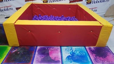 Квадратный разборный сухой бассейн 2x2 м.