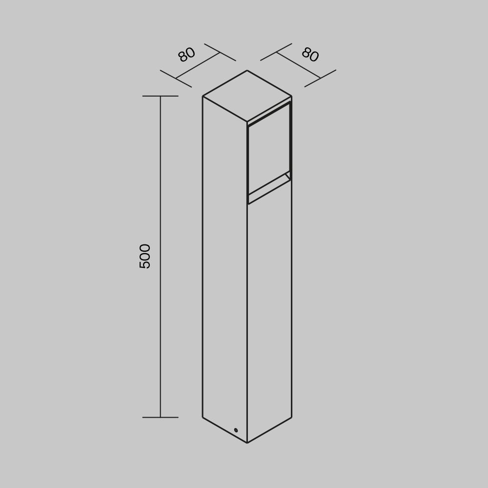 Уличная розетка Maytoni   O460FL-GF01SC