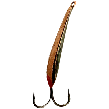 Блесна зимняя Пирс Малёк 24мм Большой 1.7г-2кр Медь 1шт