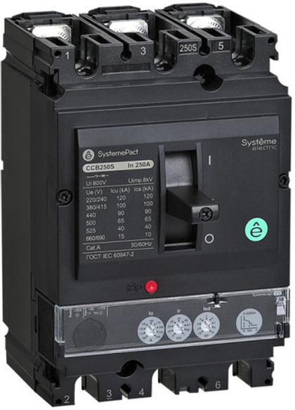 Автоматический выключатель в литом корпусе Systeme Electric SPC250F25022L3DF