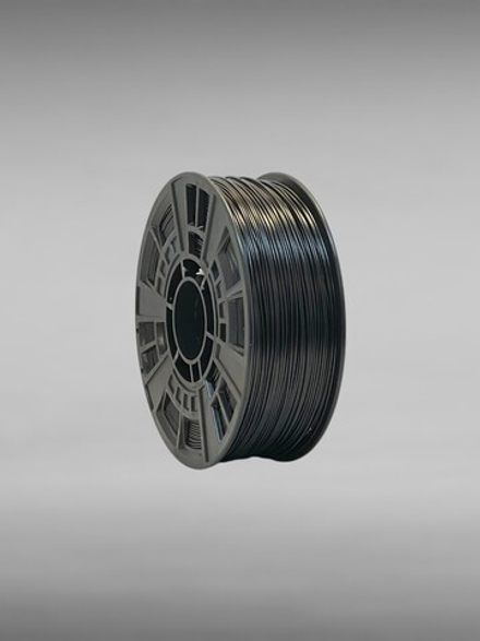 Пластик для 3D принтера PETG Черный 1 кг. Катушка