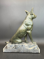 Скульптура в стиле Ар-Деко — Овчарка