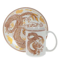 GAEM Кружка с тарелкой, 500 мл, L20 W20 H13 см