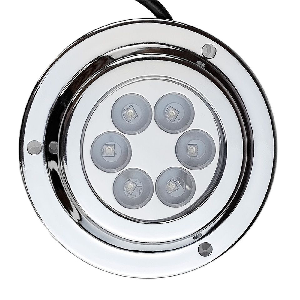 Светильник подводный, синий, 10-/30 В, 12 Вт, нерж. сталь (10269208)