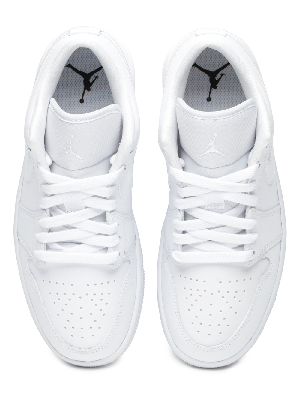 Женские Кроссовки Jordan 1 Low Triple White (2022)