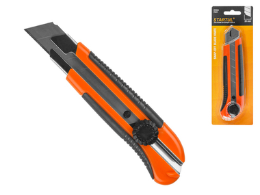 Нож пистолетный с выдвижным лезвием 25мм STARTUL PROFI (ST0934)