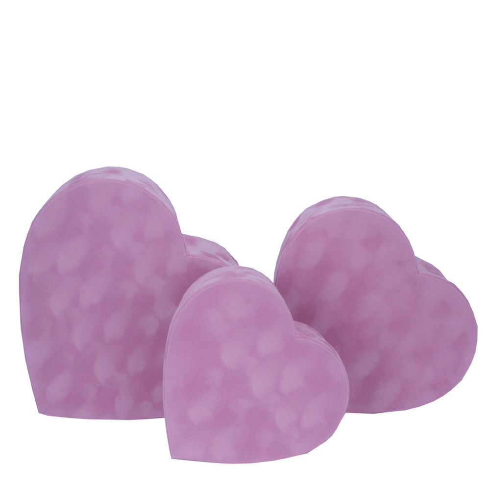 Коробка сердце "Велюр" 30*27,5*12