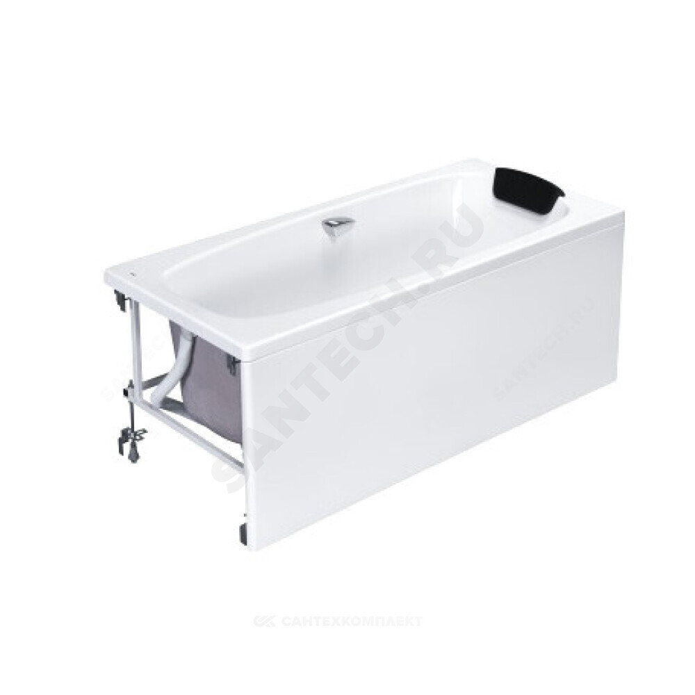 Ванна акриловая Sureste 160х70см с отверстиями для ручек без ножек Roca ZRU9302787