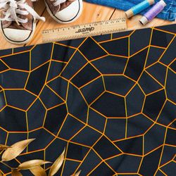 Ткань бифлекс тёмный витраж с проблесками света