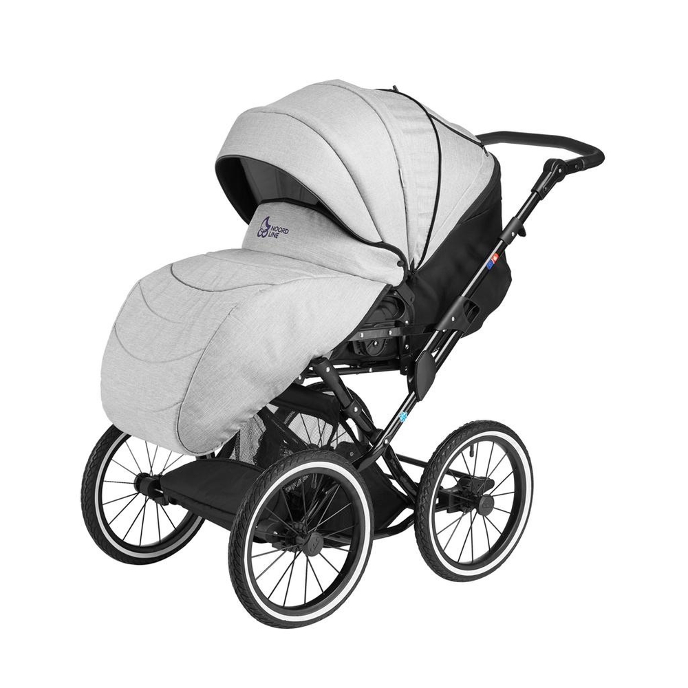Детская коляска Noordline Beatrice Classic 2 в 1 (Cерый)