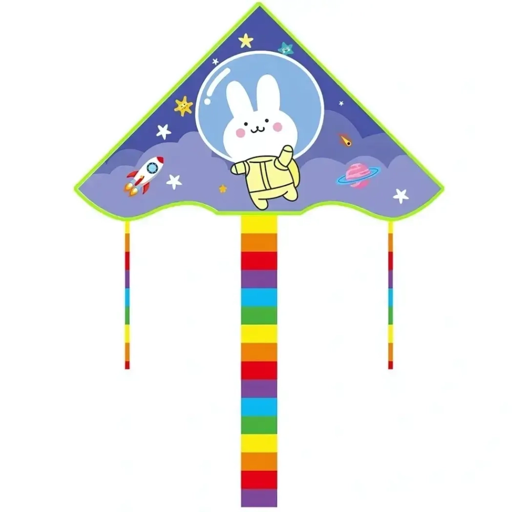 Воздушный змей «КосмоЗайка» 90х50см