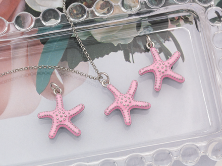 Подвеска "Морская Звезда" 19мм, эмаль