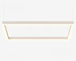 Подвесной LED светильник прямоугольный LP85-FRAME-1500 122Вт 5000К 11224Лм белый 1528х768х80мм DIOLUM