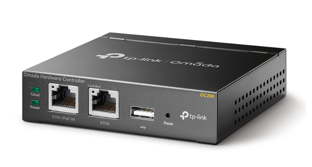 Контроллер TP-LINK Omada OC200, 2 LAN, 1xUSB, черный