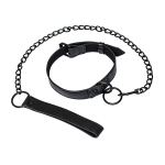 Черный ошейник с поводком Lola Games Sin 1086-01lola