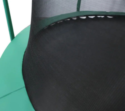 Батут arland премиум 8ft с внутренней страховочной сеткой и лестницей (dark green)