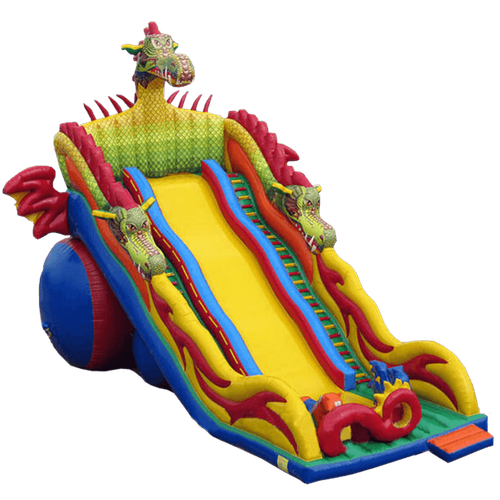 Коммерческий надувной батут "Змей Горыныч 2" 13*6*10
